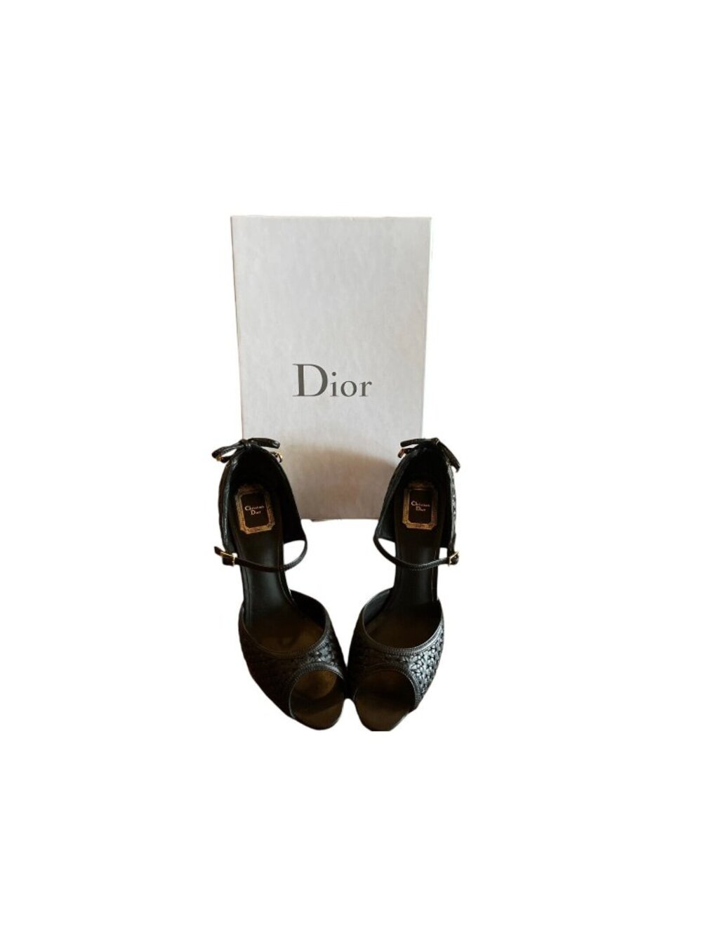 Christian Dior Black Heels Size 39 – New in Box Luxury Footwear